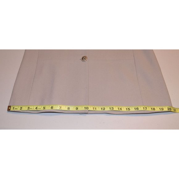 Vintage Alfred Dunner Women's Beige Wool Blazer Petite Size 6 6P Made in USA - Picture 7 of 15